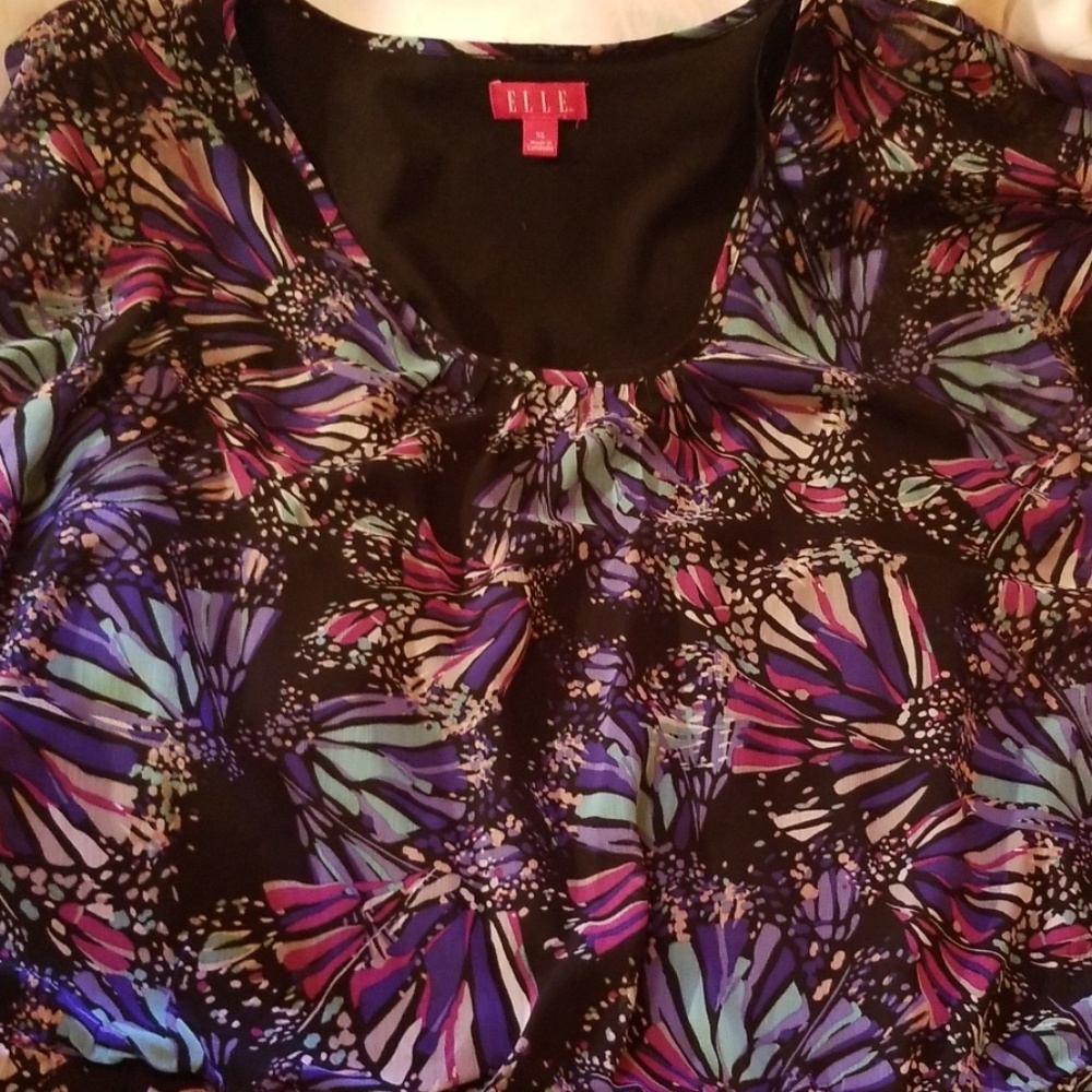 Multi colored top .